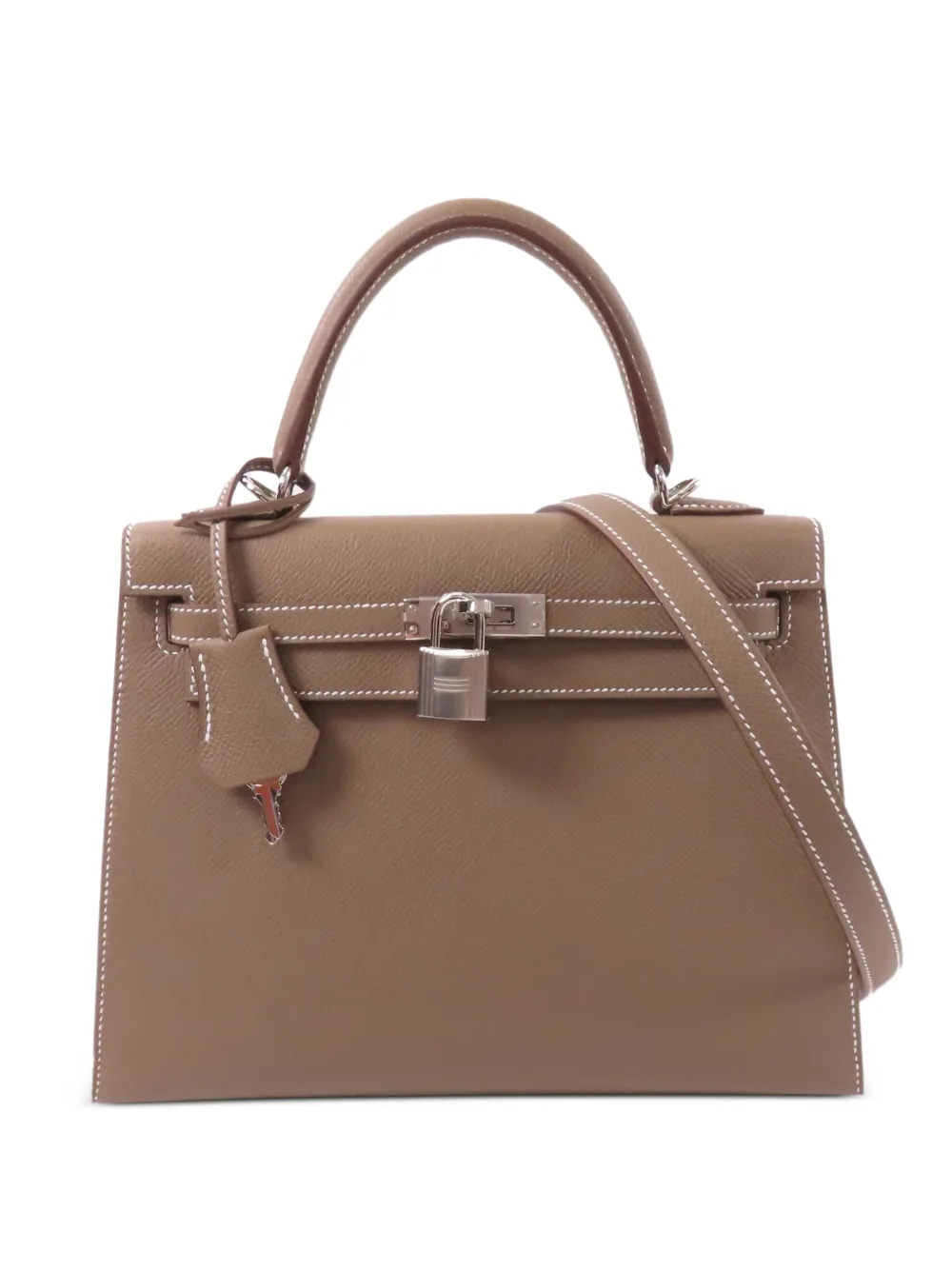 Hermès Pre-Owned 2026 Kelly Schultertasche 25cm - Nude