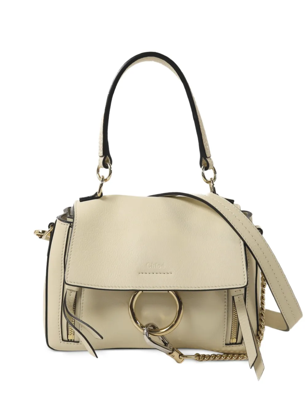 Chloé Vintage Faye Day Schultertasche - Nude