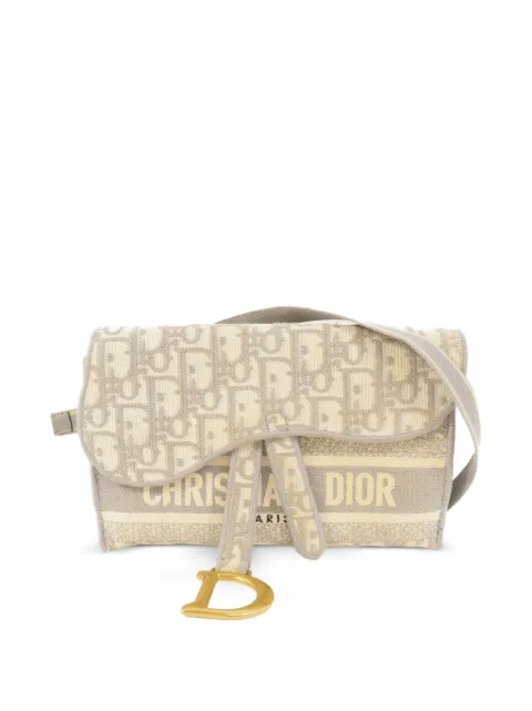 Christian Dior Pre-Owned Saddle Oblique cross body bag