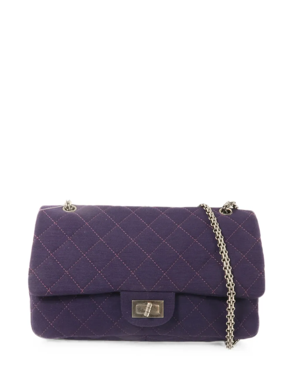 CHANEL Pre-Owned CC 2.55 Maxi shoulder bag - Viola