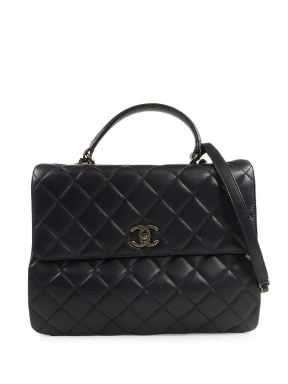 CHANEL Pre-Owned Borsa a spalla Trendy trapuntata - Blu