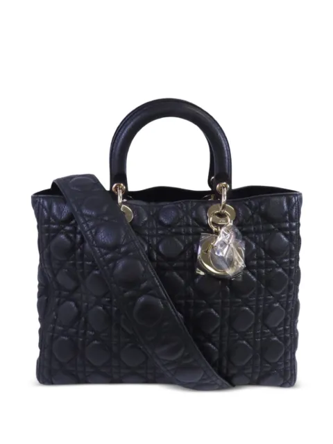 Christian Dior Pre-Owned Lady Dior 大号手提包