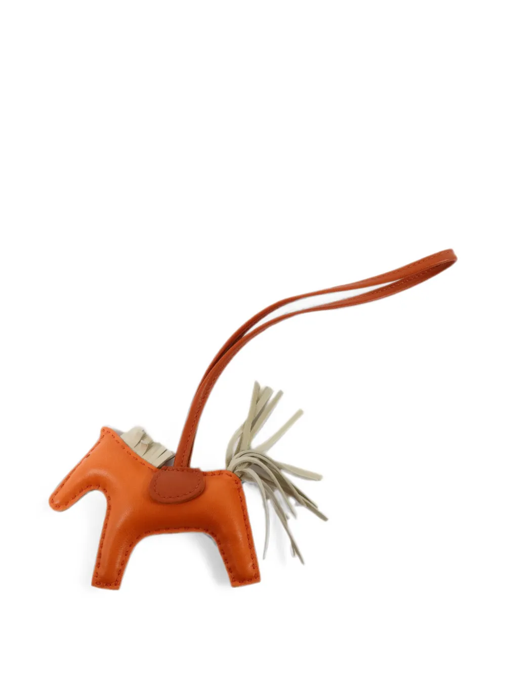 Hermès Pre-Owned PM Rodeo Taschenanhänger mit Pferd - Orange
