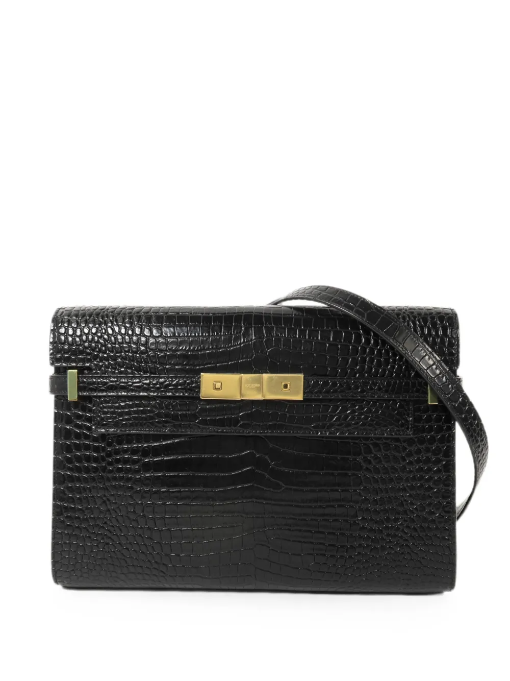 Saint Laurent Pre-Owned Manhattan Schultertasche - Schwarz