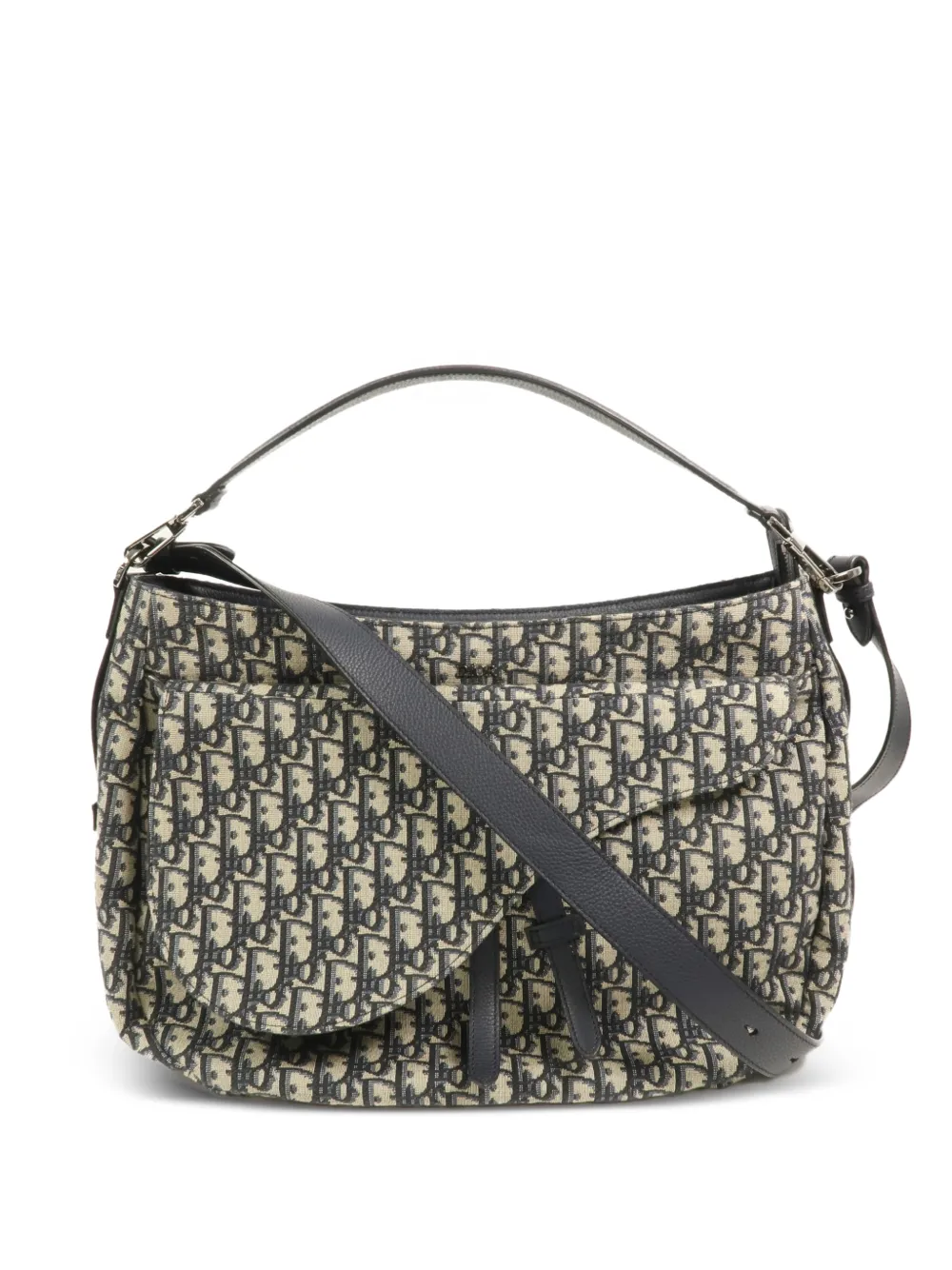 Christian Dior Pre-Owned Saddle Oblique Tote Bag - Blau