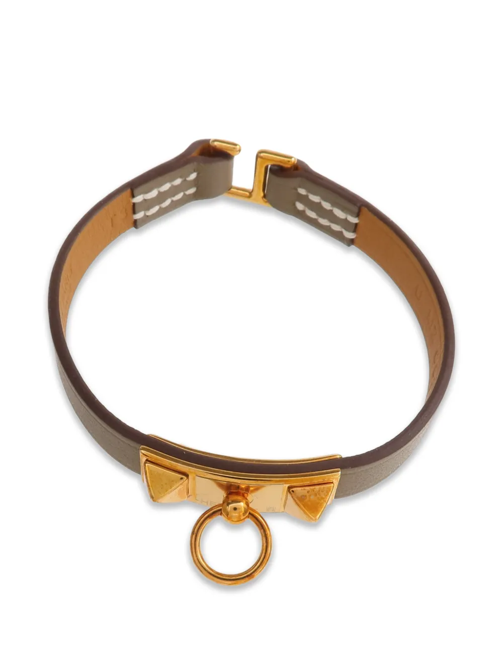 Hermès Pre-owned Rivale Bracelet in Gold, view 3