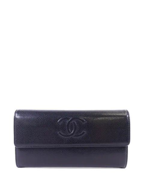 CHANEL Pre-Owned long CC wallet
