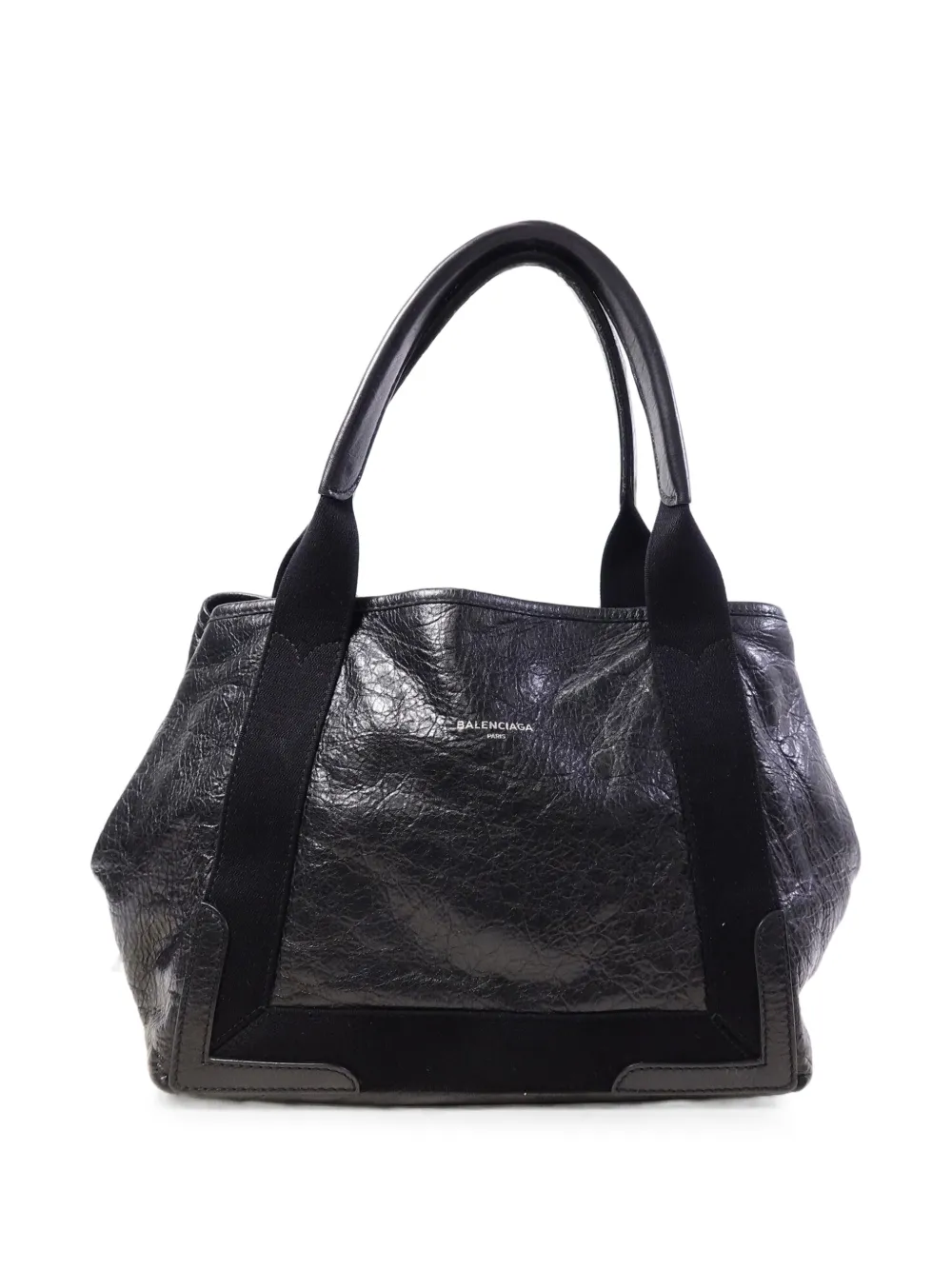 Balenciaga Pre-Owned Cabas leather tote bag - Nero