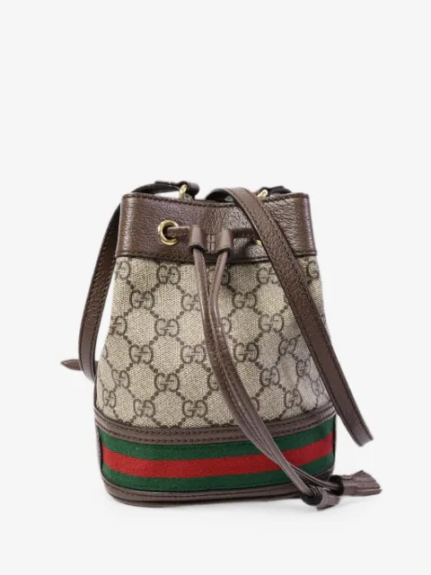 Gucci Pre-Owned sac seau Ophidia à motif GG