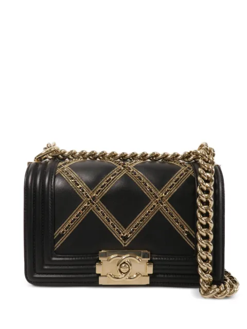 CHANEL Pre-Owned 20 Boy chain-strap shoulder bag