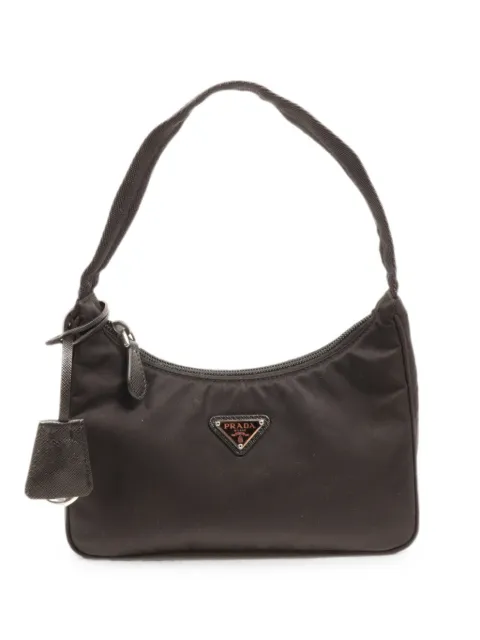 Prada Pre-Owned logo-plaque tote bag