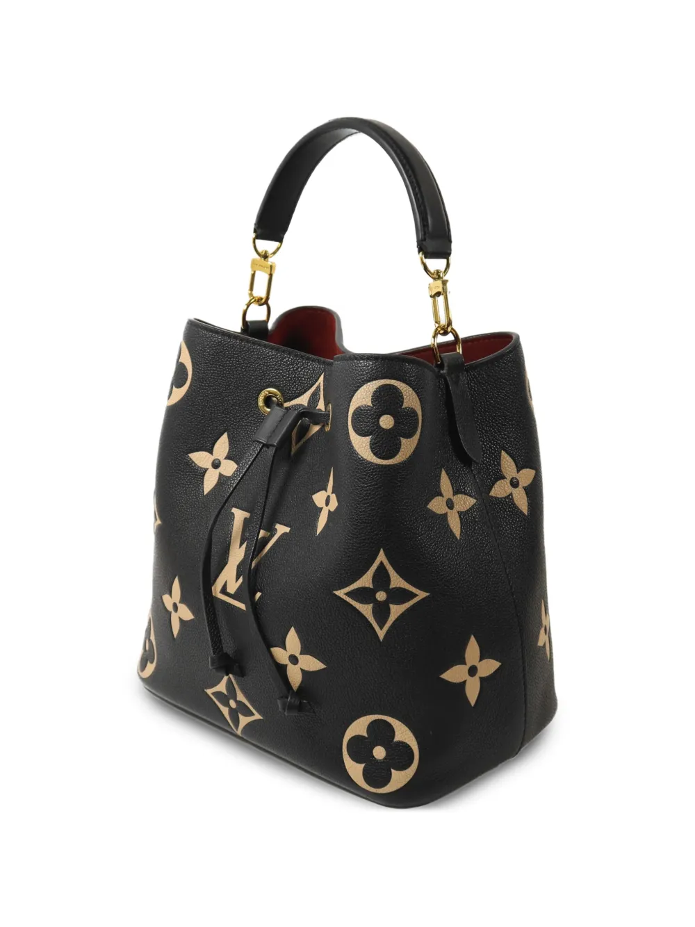 Louis Vuitton Pre-Owned Neo Noe MM Monogram Empreinte schoudertas Zwart