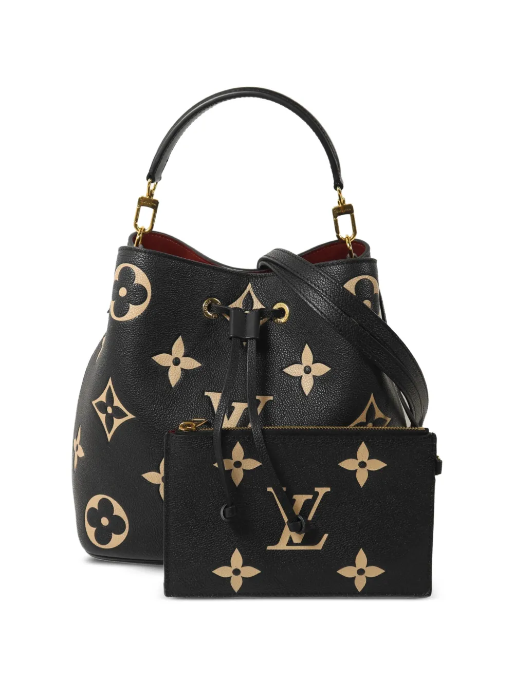 Louis Vuitton Pre-Owned Neo Noe MM Monogram Empreinte Schultertasche - Schwarz