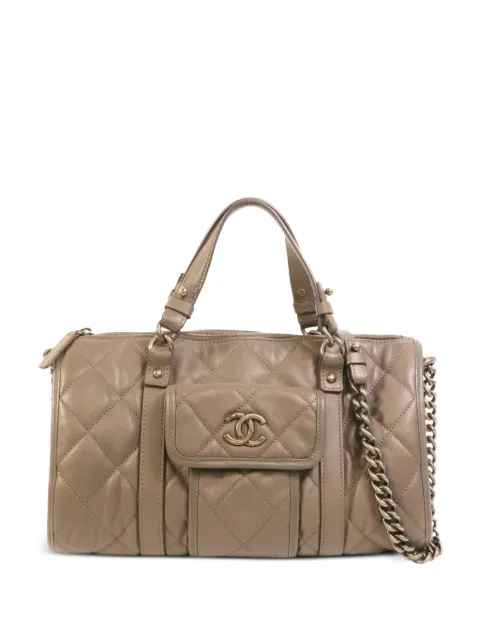 CHANEL Pre-Owned CC quilted tote bag