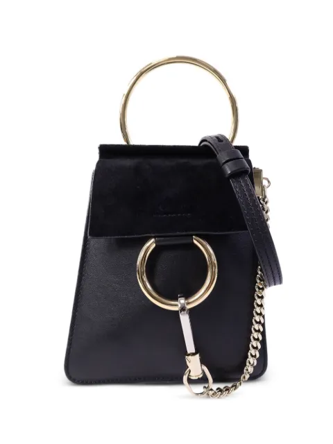Chloé Vintage Faye ring-detail shoulder bag