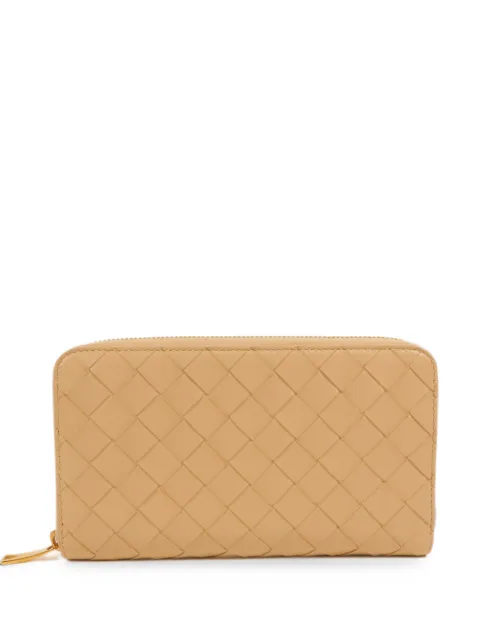 Bottega Veneta Pre-Owned cartera Intrecciato con cremallera