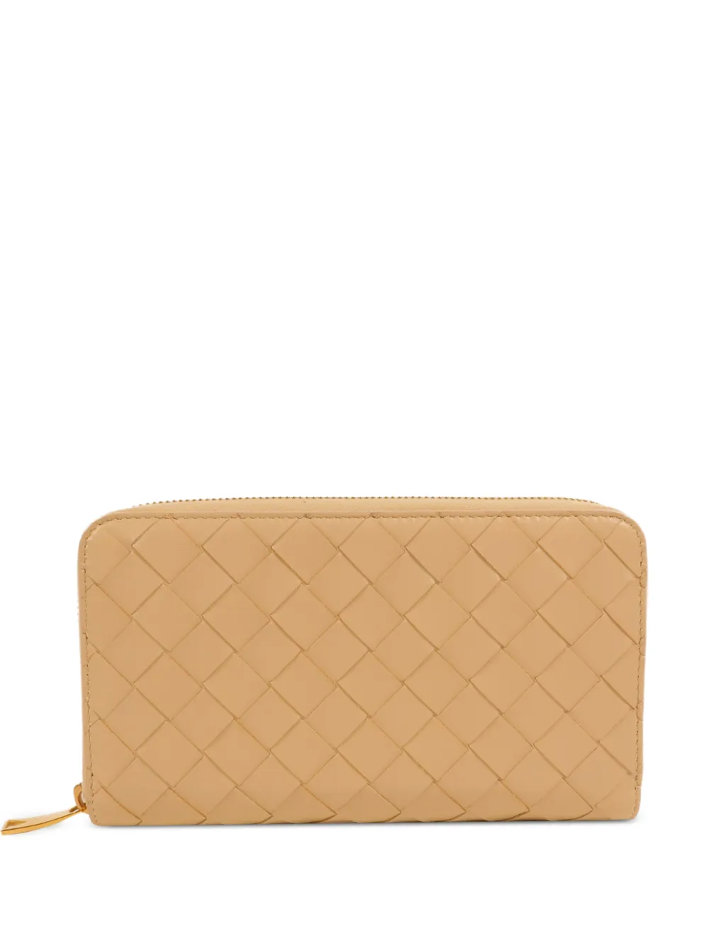 Bottega Veneta Pre-Owned Portafoglio con design Intrecciato e zip a giro - Toni neutri