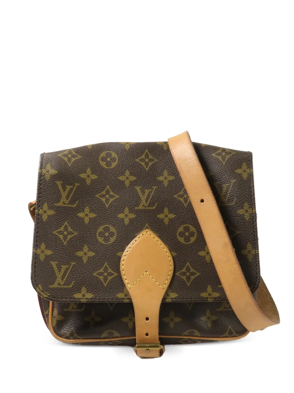Louis Vuitton Pre-Owned Cartouchiere Schultertasche mit Monogrammmuster - Braun