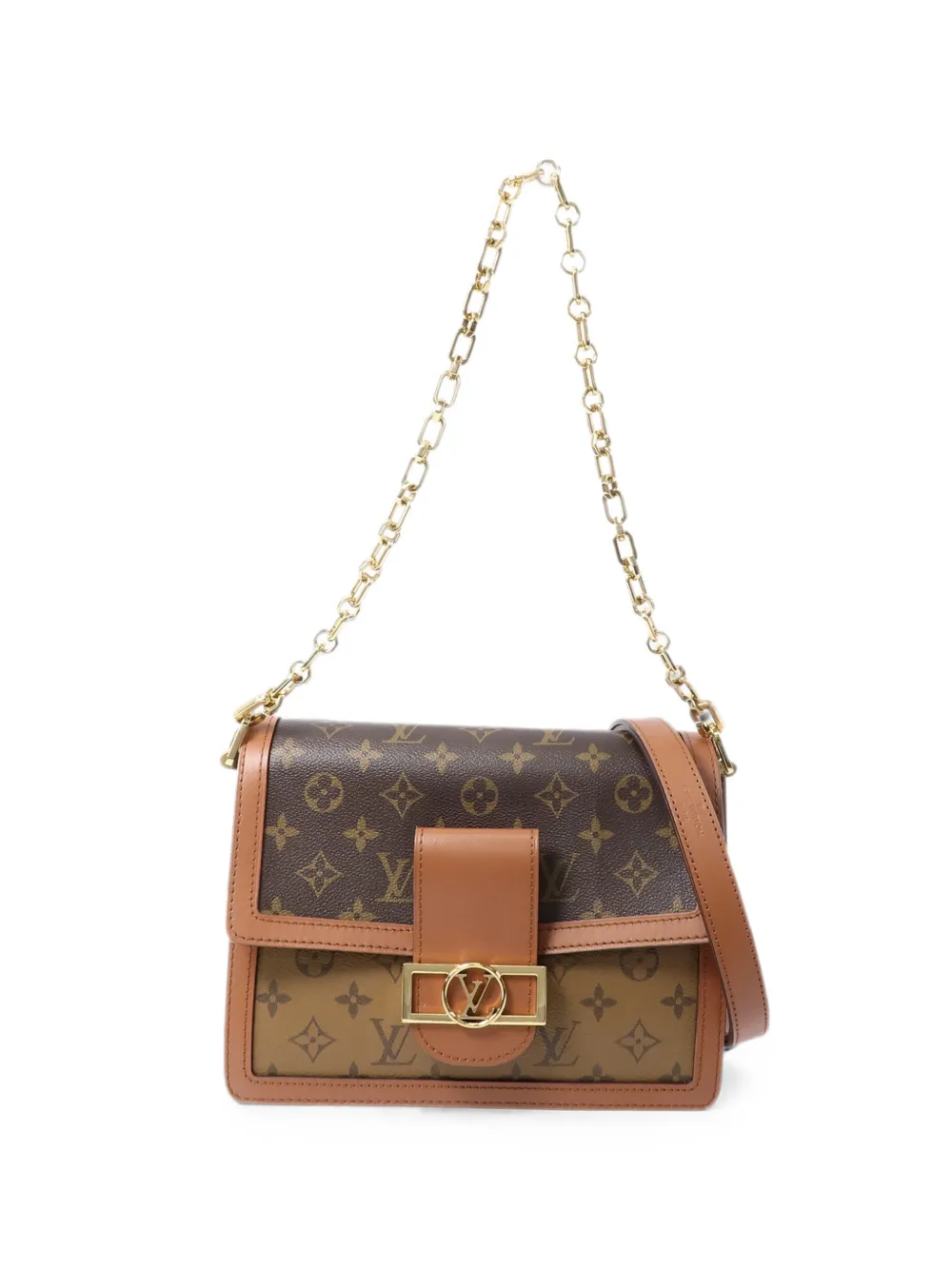 Louis Vuitton Pre-Owned Borsa a spalla Dauphine MM con monogramma - Marrone