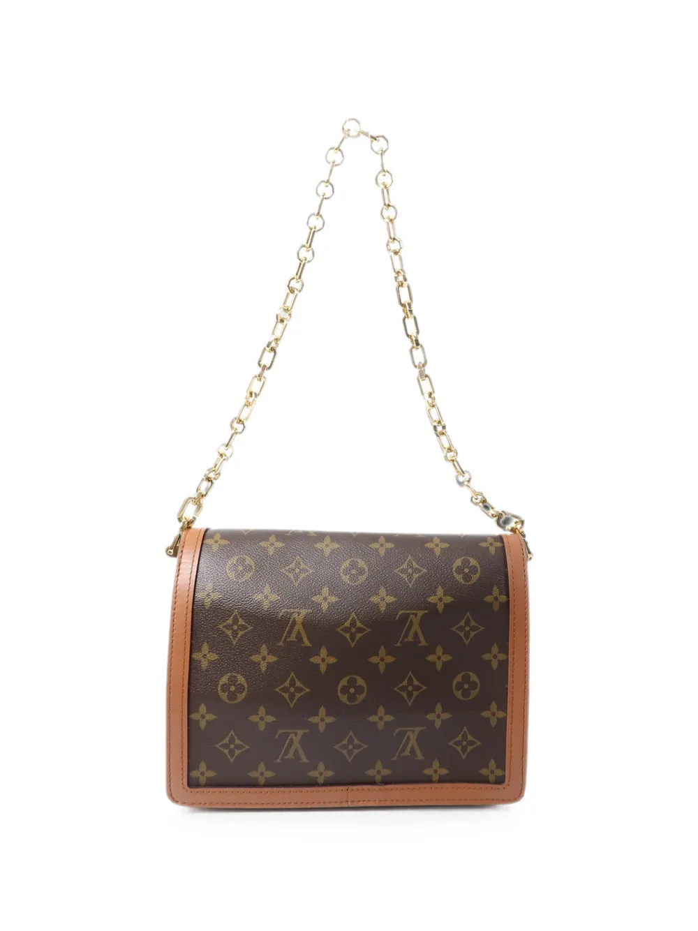Louis Vuitton Pre-Owned Dauphine MM schoudertas met monogram Bruin