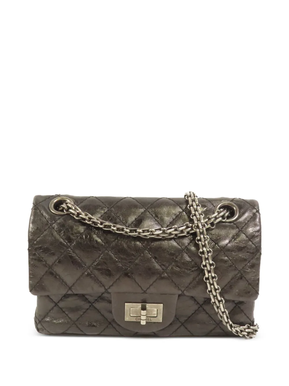 CHANEL Pre-Owned CC 2.55 Flap shoulder bag - Black