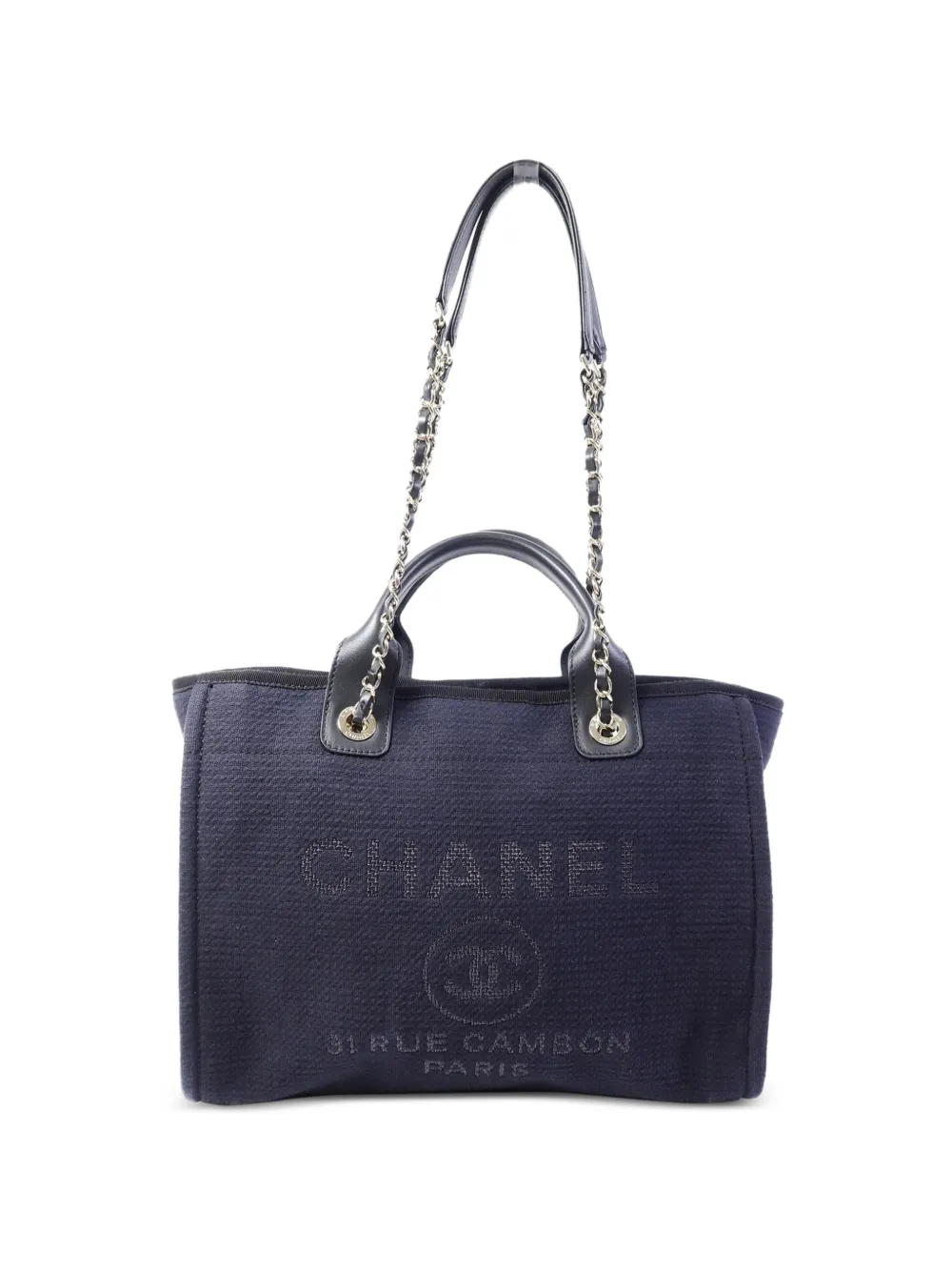 CHANEL Pre-Owned Borsa tote Deauville - Blu