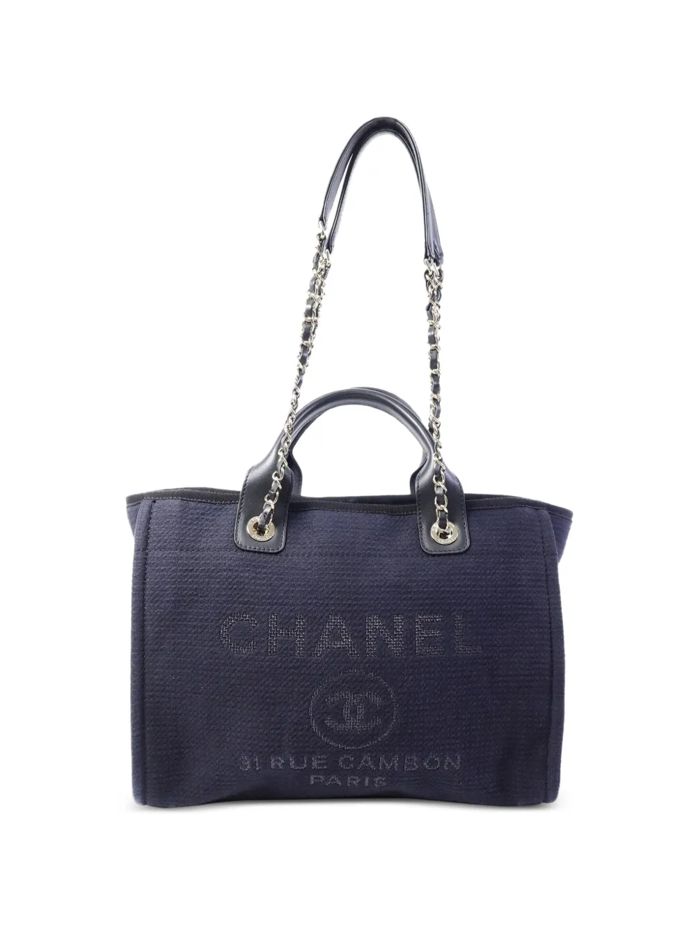 CHANEL Pre-Owned Deauville tote bag - Blue