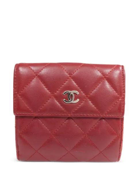 CHANEL Pre-Owned CC quilted bi-fold wallet
