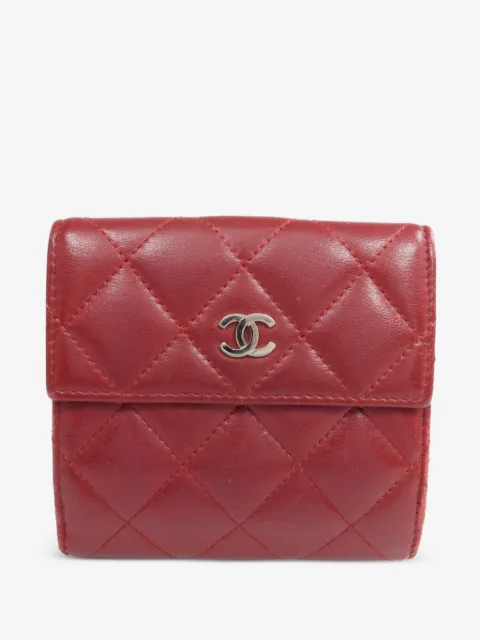 CHANEL Pre-Owned CC quilted bi-fold wallet
