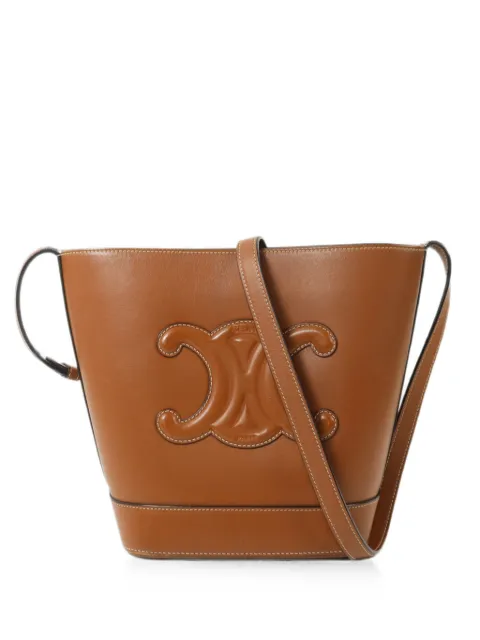Celine Pre-Owned small Cuir Triomphe bucket bag