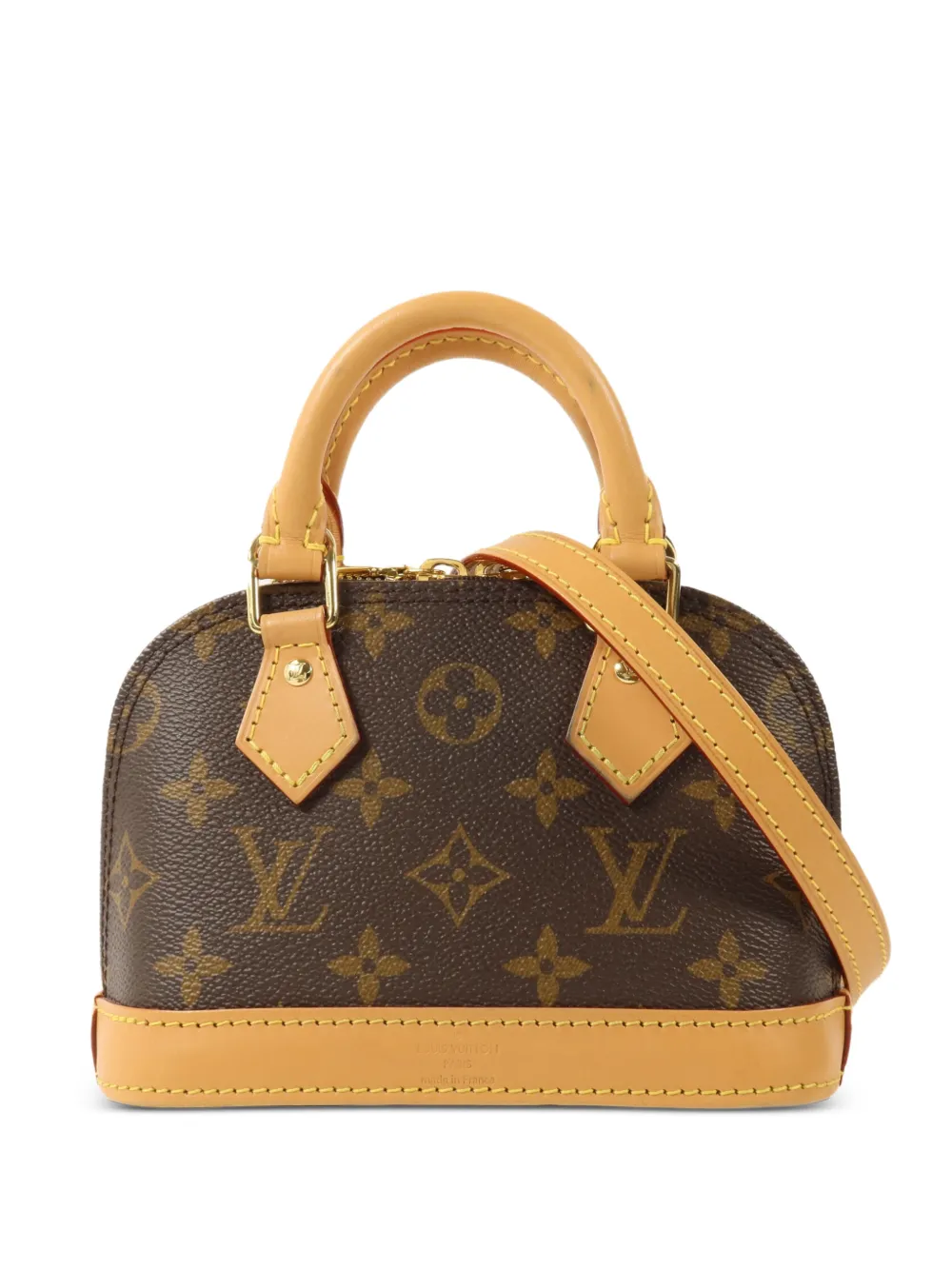Louis Vuitton Pre-Owned Alma Tote Bag mit Monogramm - Braun