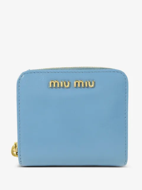 Miu Miu Pre-Owned cartera plegable compacta
