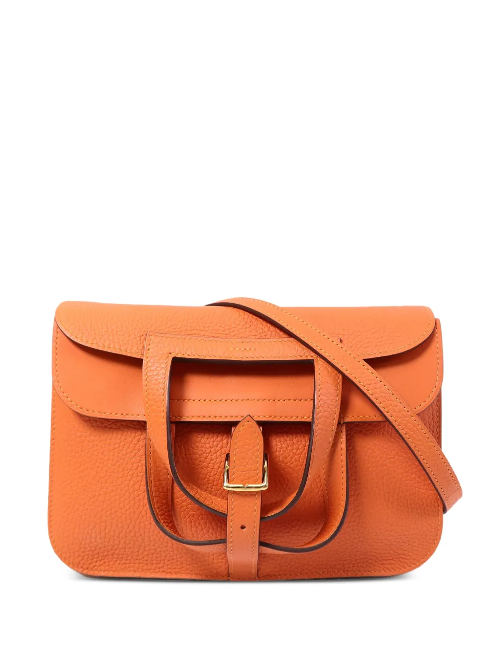 Hermès Pre-Owned Halzan Schultertasche 25cm - Orange