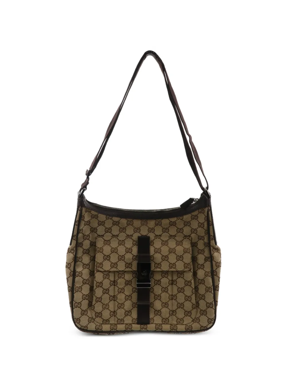 Gucci Pre-Owned Schultertasche aus GG Canvas - Nude