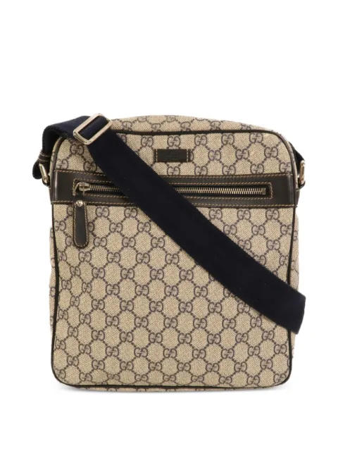 Gucci Pre-Owned logo-patch shoulder bag