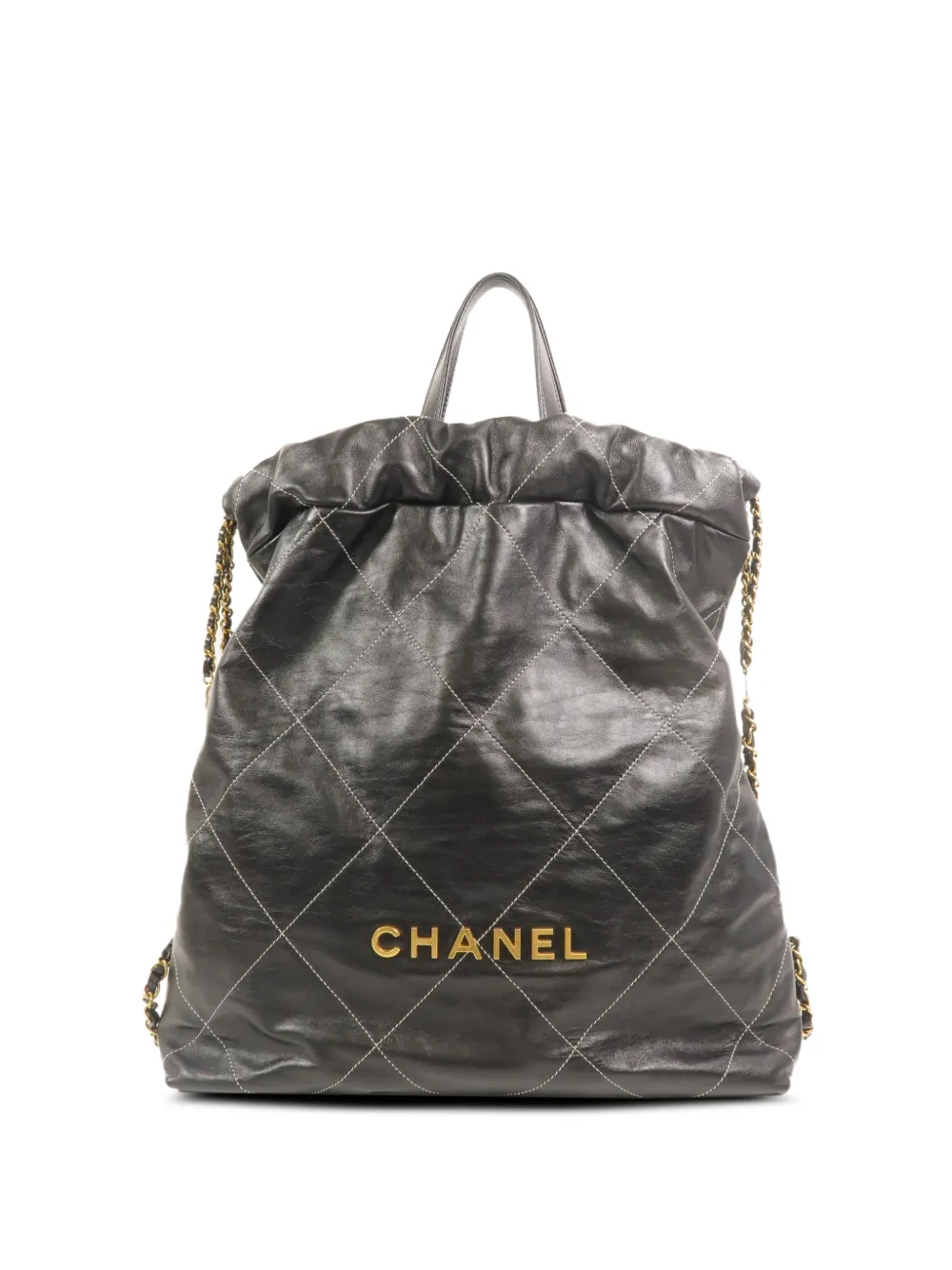 CHANEL Pre-Owned Chanel 22 quilted backpack - Black