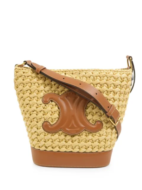 Celine Pre-Owned Cuir Triomphe bucket bag