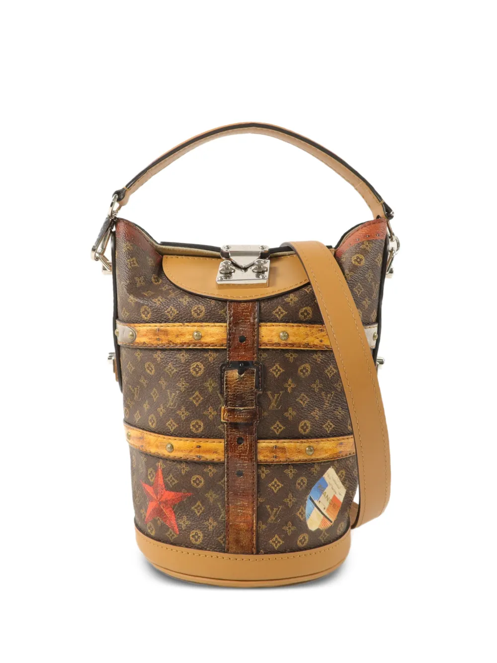 Louis Vuitton Pre-Owned Time Trunk Monogram shoulder bag - Brown