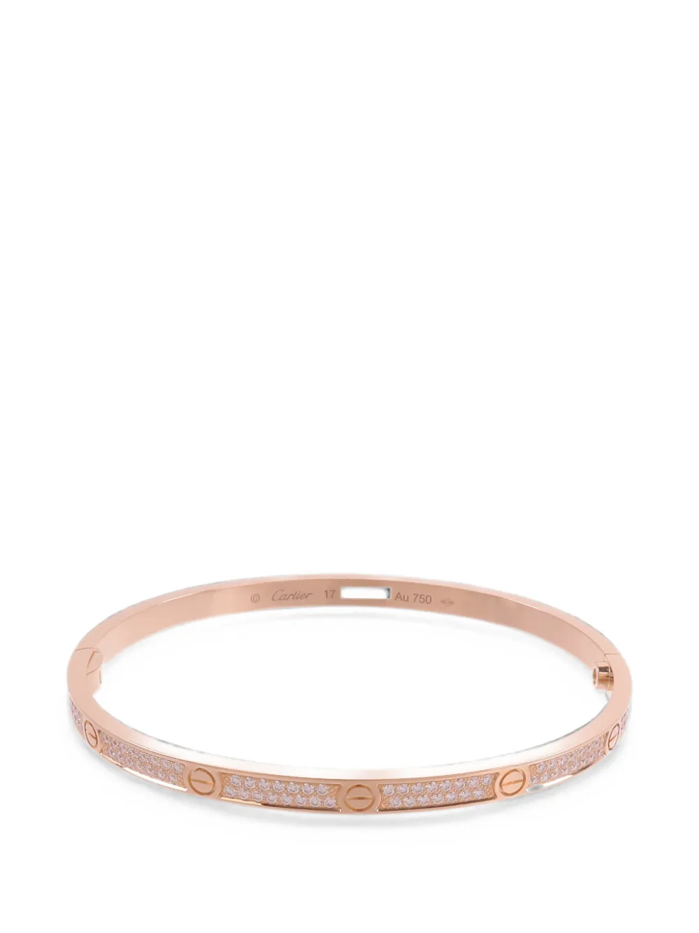 Cartier ラブ パヴェ ダイヤモンド ブレスレット | ピンク | Image 1
