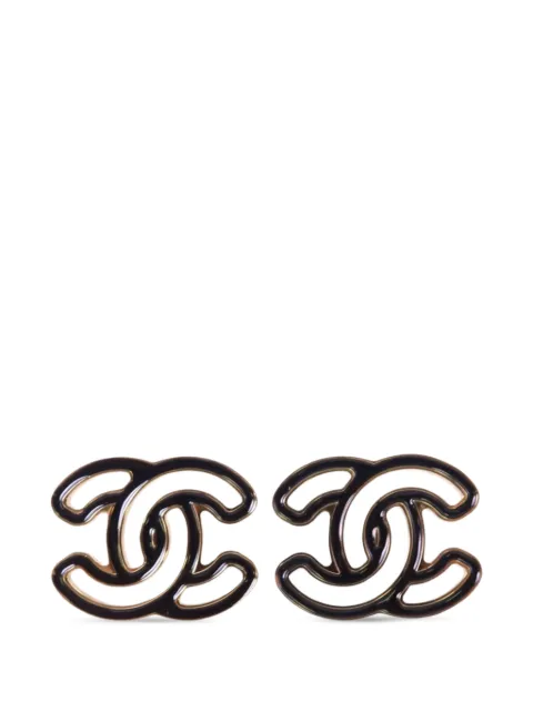 CHANEL Pre-Owned CC cut-out earrings