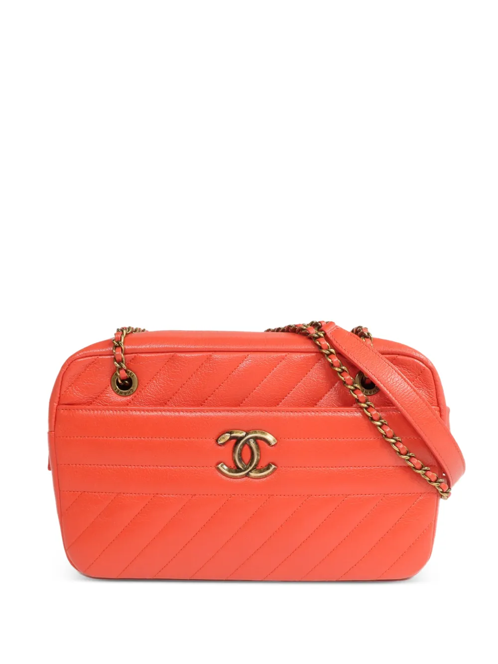 CHANEL Pre-Owned leather shoulder bag - Red