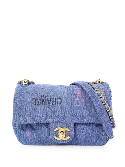 CHANEL Pre-Owned Schultertasche mit CC-Logo