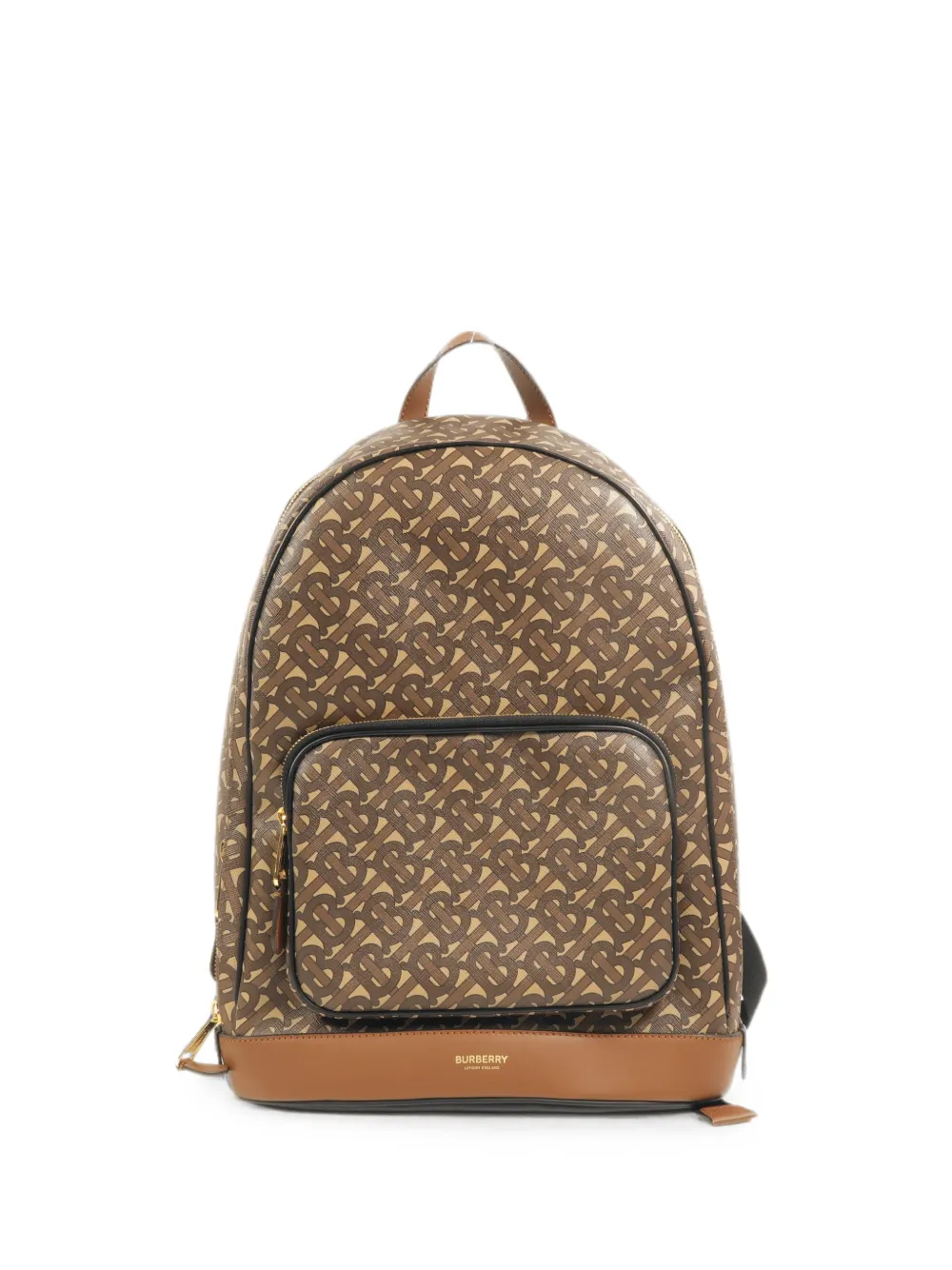 Burberry Pre-Owned Zaino con monogramma TB - Marrone