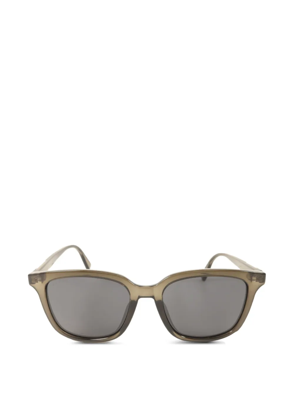 Gucci Pre-Owned Occhiali da sole squadrati - Grigio