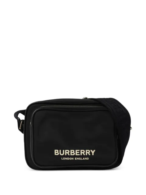 Burberry Pre-Owned logo-detail zip-fastening crossbody bag