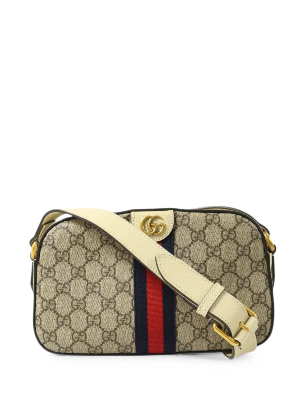 Gucci Pre-Owned Ophidia monogram-pattern shoulder bag - Toni neutri