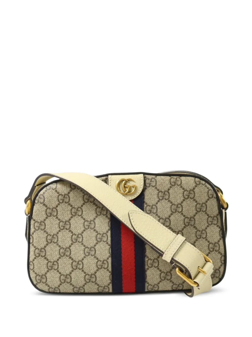 Gucci Pre-Owned Ophidia monogram-pattern shoulder bag - Toni neutri