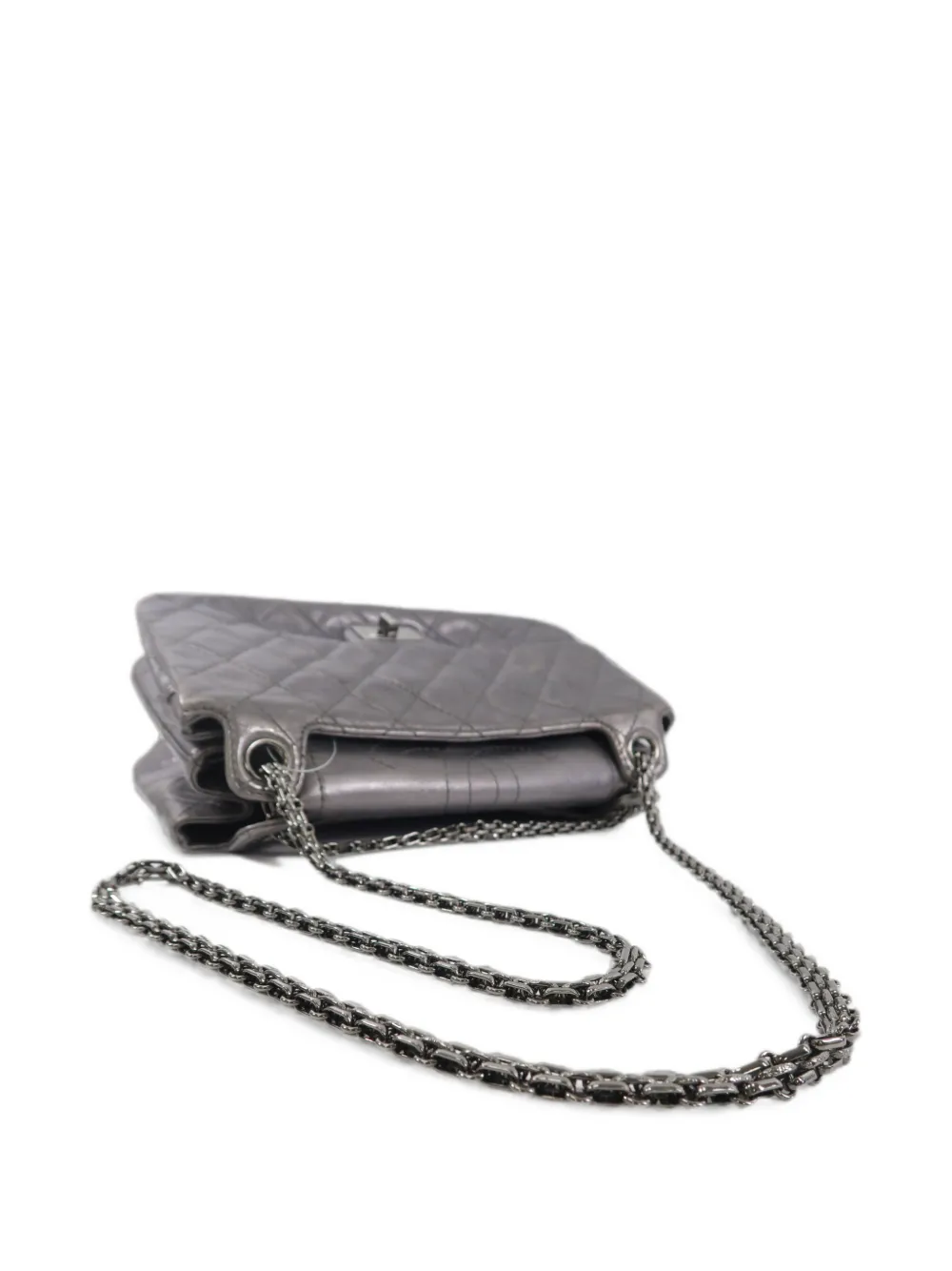 CHANEL Pre-Owned 2.55 Reissue schoudertas Grijs