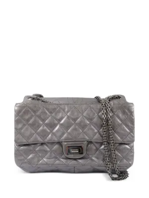 CHANEL Pre-Owned 2.55 Reissue Shoulder Bag | Grey | FARFETCH