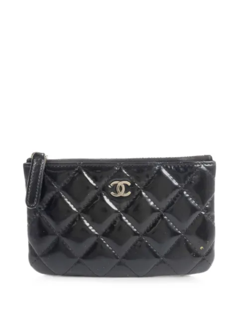 CHANEL Pre-Owned mini Classic O Case quilted CC card holder
